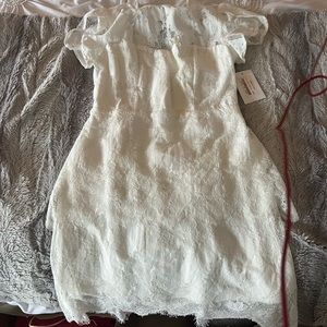 White MOD lace dress